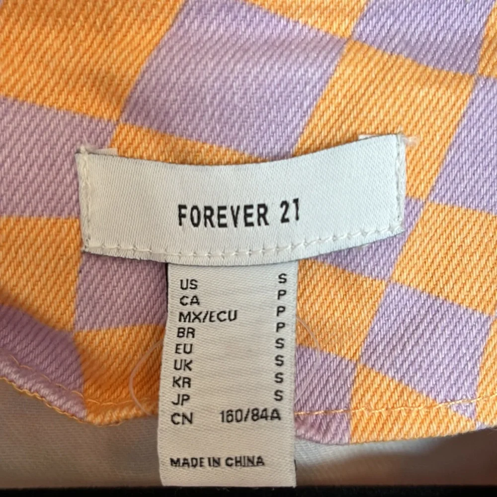Forever 21 Checkered Jean Jacket - Picture 4 of 10